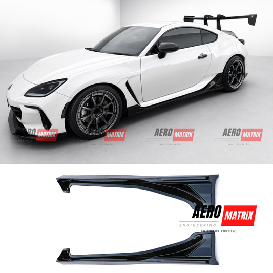 Toyota GR86 & Subaru BRZ 2022+ Side Skirting (Gloss Black)