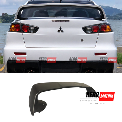 Mitsubishi Lancer Evo 10 Style Rear Spoiler Unpainted 2007–2019