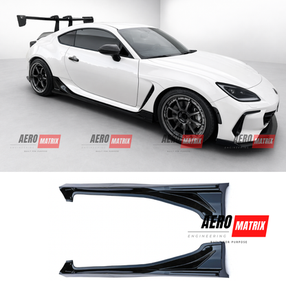 Toyota GR86 & Subaru BRZ 2022+ Side Skirting (Gloss Black)