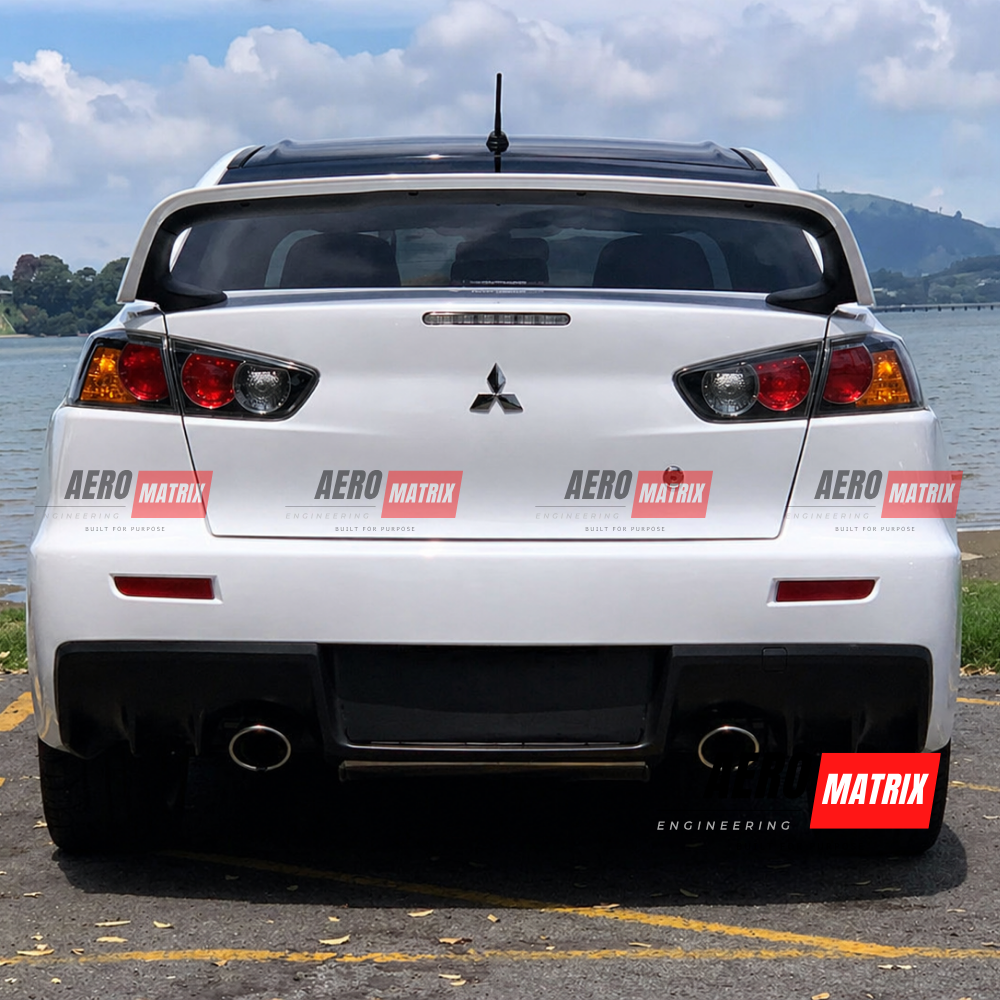 Mitsubishi Lancer Evo 10 Style Rear Spoiler Unpainted 2007–2019