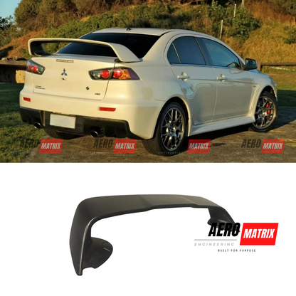 Mitsubishi Lancer Evo 10 Style Rear Spoiler Unpainted 2007–2019