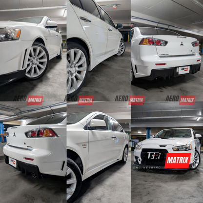 Mitsubishi Lancer CJ/CF FQ400 Style Body Kit Gloss Black 2007–2019