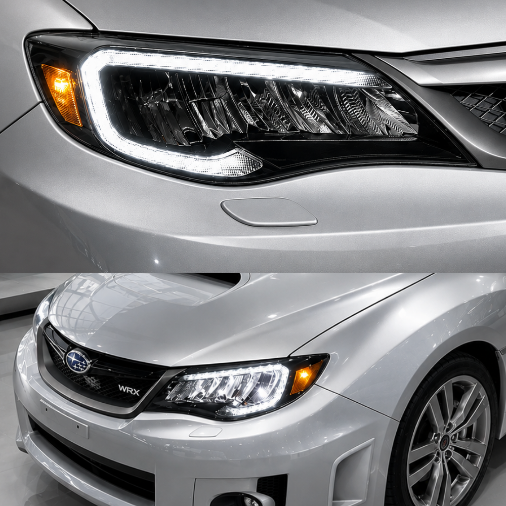 Spec Trum Dynamic LED Headlights for Subaru Impreza WRX 2008–2013 Sedan