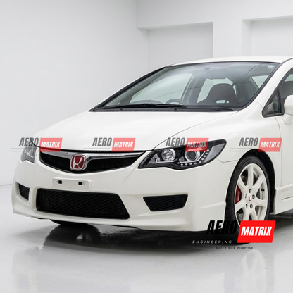 Honda Civic FD1 FD2 2006–2011 Black Projector Headlights with Sequential LED DRL