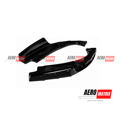 Honda Civic 10th Gen Sedan 2016–2020 AME V2 Rear Splats Gloss Black