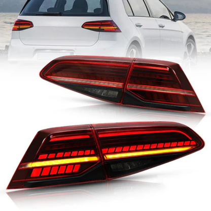 VLAND LED Tail Lights for Volkswagen Golf Mk7 & Mk7.5 2013–2020