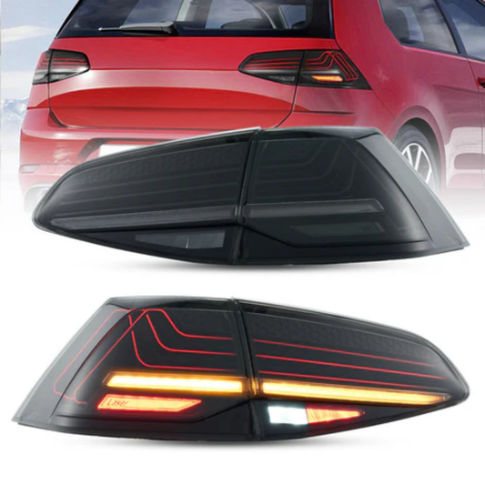 VLAND LED Tail Lights for Volkswagen Golf Mk7 & Mk7.5 Hatchback 2013–2020