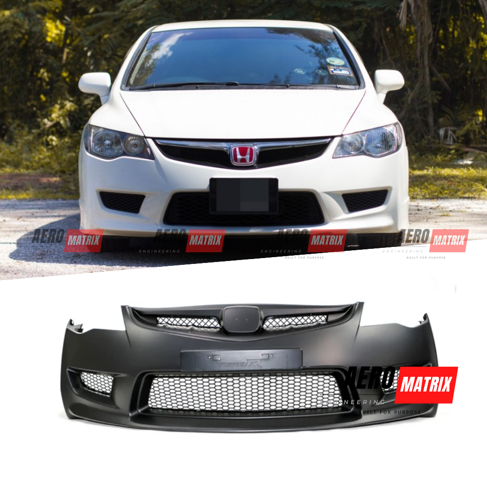Honda Civic FD / FD2 Type R 8th Gen 2006–2011 Type R Style Front Bumper