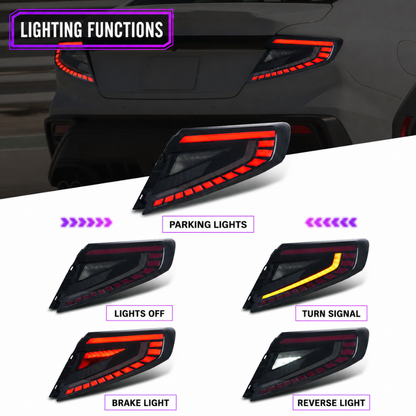 Spec Trum RGB LED Dynamic Taillights for Subaru WRX VB 2022–Present