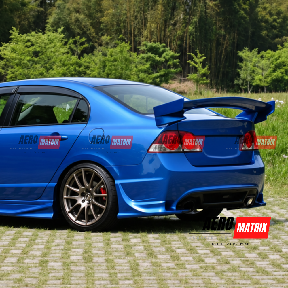 Honda Civic FD1 FD2 2006–2011 Bomex Racing Rear Splats