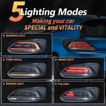 VLAND LED Tail Lights for Volkswagen Scirocco (3rd Gen) 2008–2016