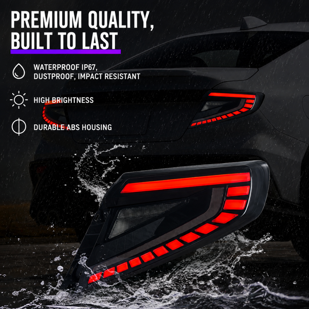 Spec Trum RGB LED Dynamic Taillights for Subaru WRX VB 2022–Present