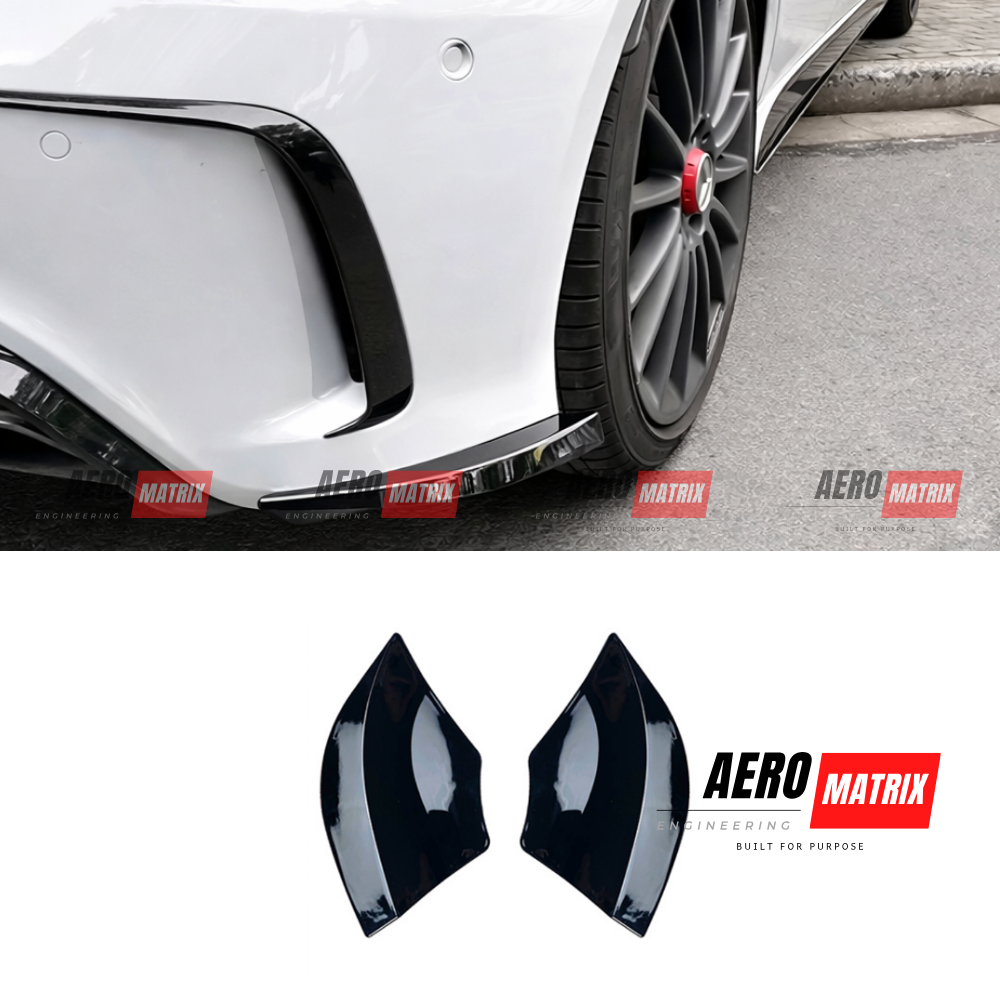 Mercedes-Benz A Class W176 2013–2018 Rear Splatter (Gloss Black)