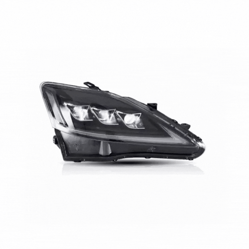 VLAND Full LED Headlights for Lexus IS250, IS350 & IS F (XE20) Sedan 2006–2013 with Sequential Turn Signals