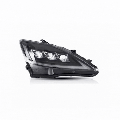 VLAND Full LED Headlights for Lexus IS250, IS350 & IS F (XE20) Sedan 2006–2013 with Sequential Turn Signals