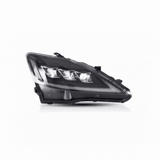 VLAND Full LED Headlights for Lexus IS250, IS350 & IS F (XE20) Sedan 2006–2013 with Sequential Turn Signals