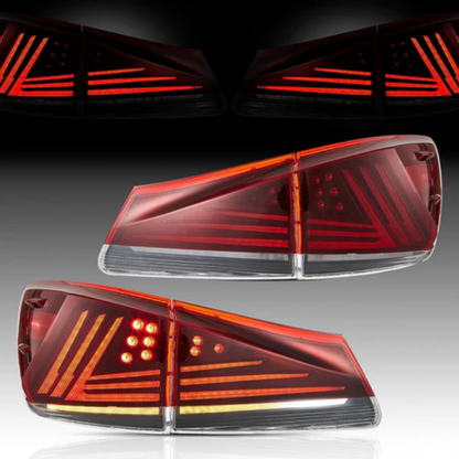 VLAND LED Tail Lights for Lexus IS250, IS350, IS F, IS300, IS220d & IS200d 2006–2013