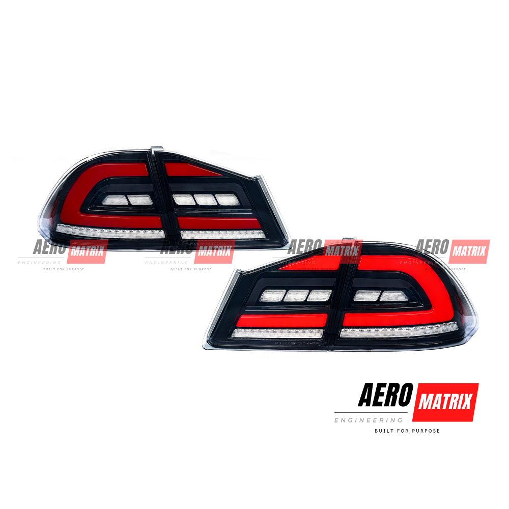 Honda Civic FD1 FD2 2006–2011 Smoke Red LED Sequential Tail Lights