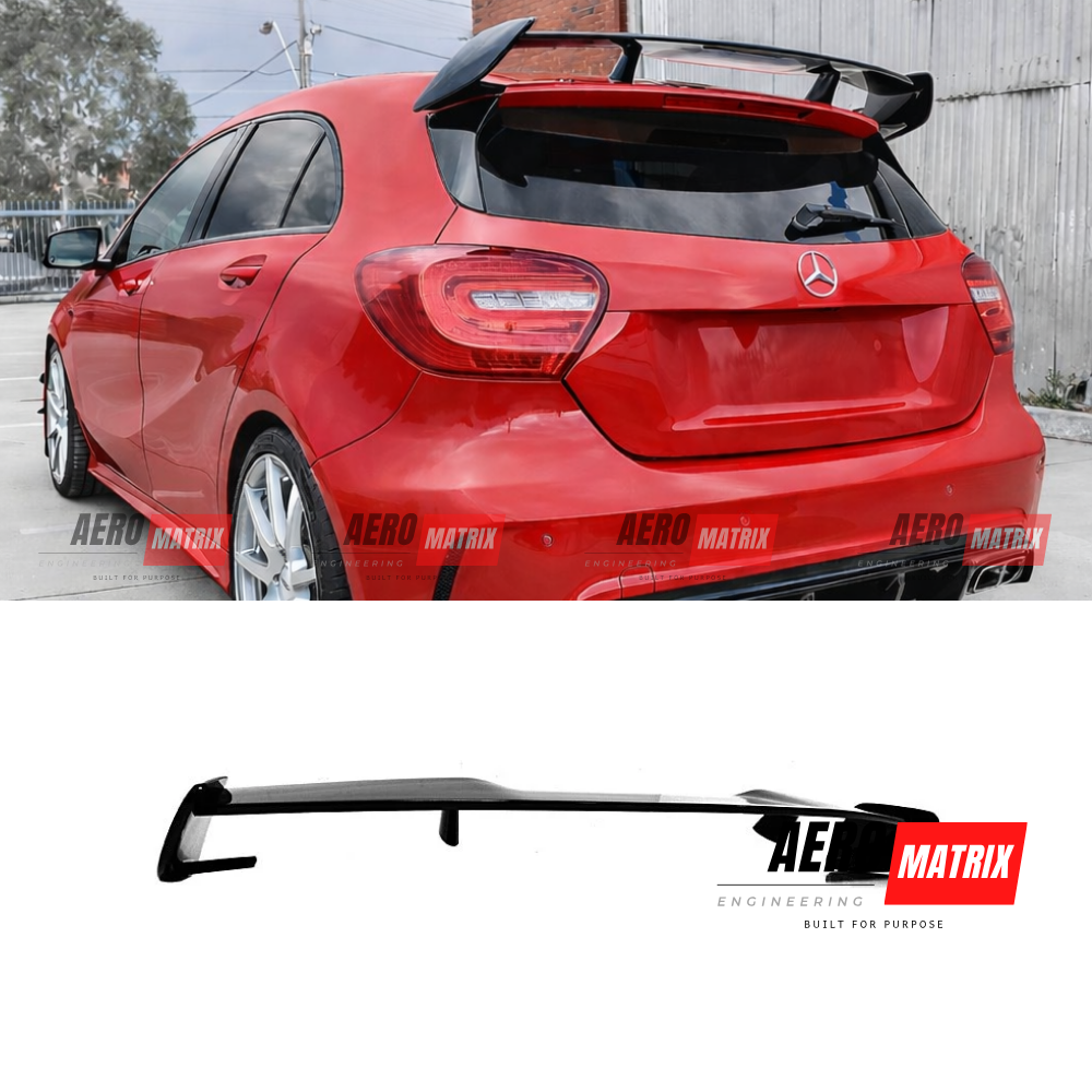 Mercedes-Benz A Class W176 2013–2018 Rear Spoiler (Gloss Black)