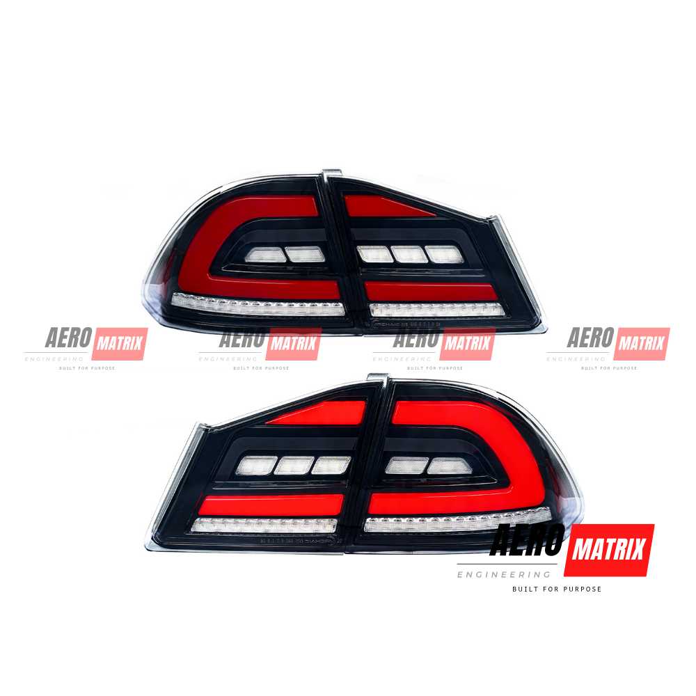 Honda Civic FD1 FD2 2006–2011 Smoke Red LED Sequential Tail Lights