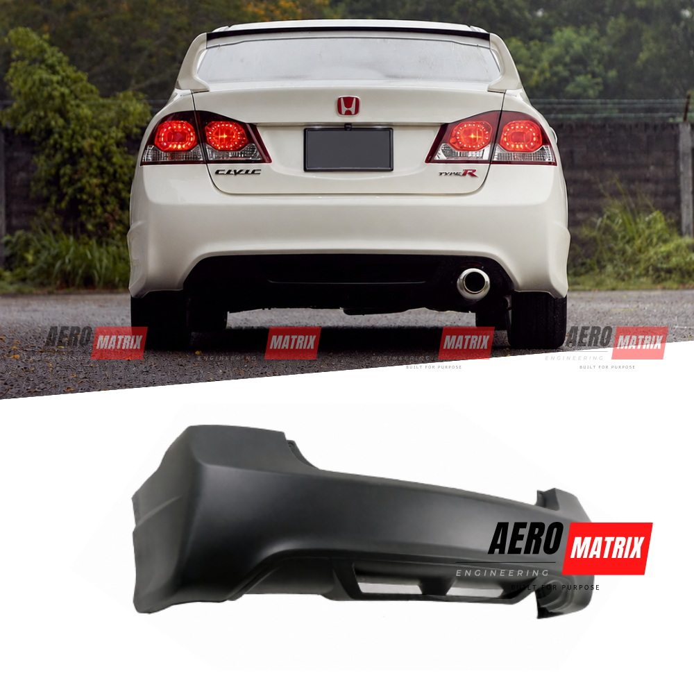 Honda Civic FD / FD2 Type R 8th Gen 2006–2011 Type R Style Rear Bumper