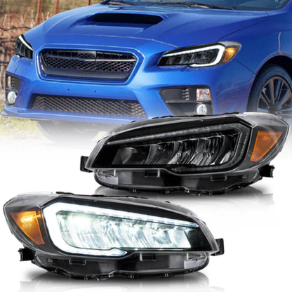 VLAND Full LED Reflection Bowl Headlights for Subaru WRX & WRX STI 2015–2021