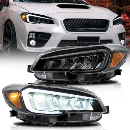 VLAND Full LED Reflection Bowl Headlights for Subaru WRX & WRX STI 2015–2021
