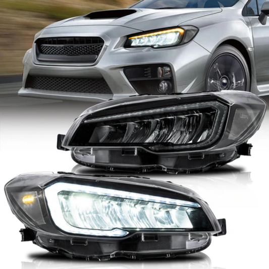 VLAND Full LED Reflection Bowl Headlights for Subaru WRX & WRX STI 2015–2021