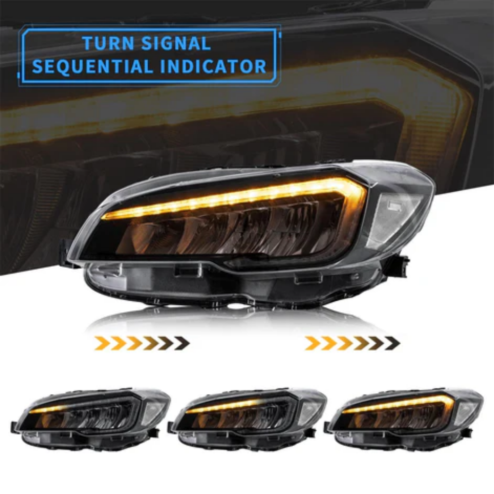 VLAND Full LED Reflection Bowl Headlights for Subaru WRX & WRX STI 2015–2021