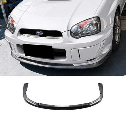 Subaru Impreza WRX STI 2003–2005 Carbon Fibre Gloss Blobeye Front Lip