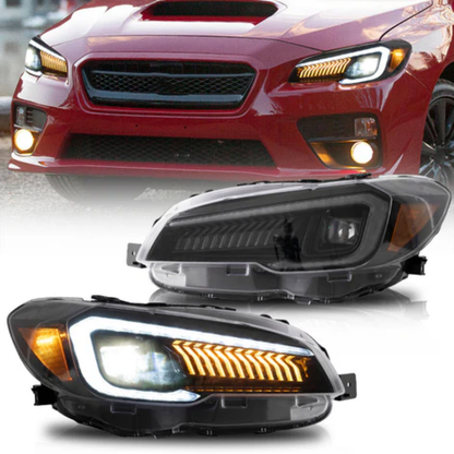 VLAND LED Dual Beam Projector Headlights for Subaru WRX 2015–2021