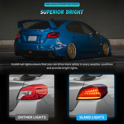 VLAND LED Tail Lights for Subaru WRX & WRX STI 2015–2021