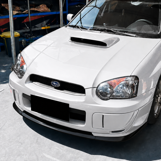 Subaru Impreza WRX STI 2003–2005 Gloss Black Blobeye Front Lip
