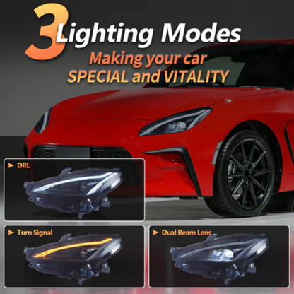 VLAND LED Headlights for Toyota GR86 & Subaru BRZ (ZN8/ZD8) 2022+