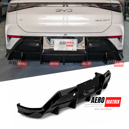 BYD Sealion 7 AME RS Velocity Rear Diffuser Gloss Black