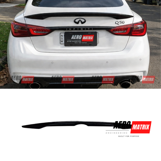 Infiniti Q50 Rear Spoiler Gloss Black