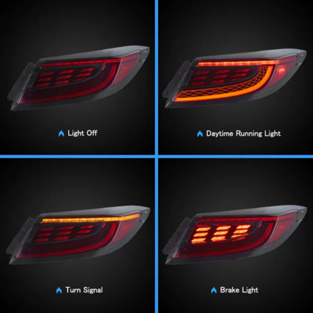 VLAND LED Tail Lights for Toyota GR86 & Subaru BRZ (ZN8/ZD8) 2022+