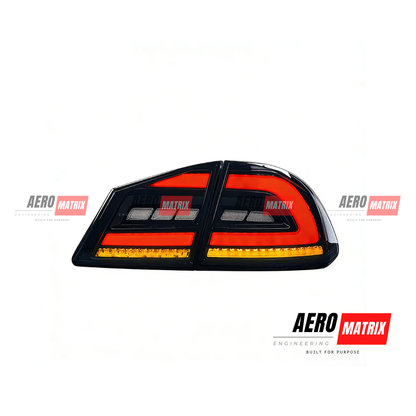 Honda Civic FD1 FD2 2006–2011 Smoke Black LED Sequential Tail Lights