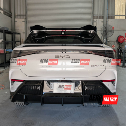 BYD Sealion 7 AME RS Velocity Rear Diffuser Gloss Black