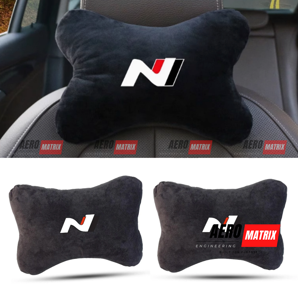 Hyundai N Headrest Pillow Gloss Black