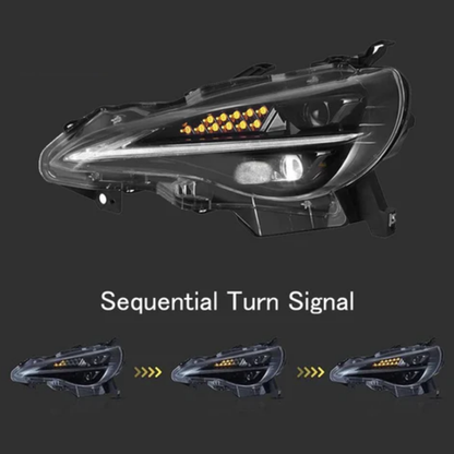 VLAND LED Projector Headlights for Toyota 86 / GT86 & Subaru BRZ (ZN6/ZC6) 2012–2020