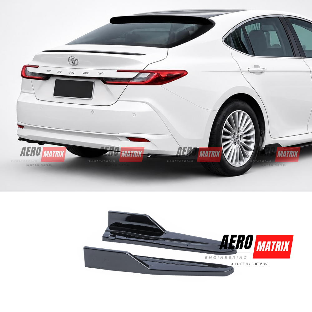 Toyota Camry 11th Generation 2024+ AME Rear Splats Gloss Black