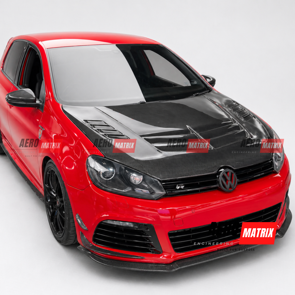 Volkswagen MK6 GTI / R Carbon Fibre Varis Style Bonnet