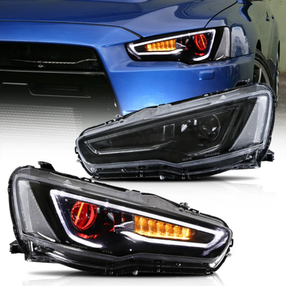 VLAND Demon Eye Headlights for Mitsubishi Lancer / EVO X 2008–2017