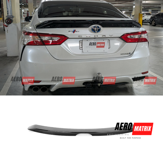 Toyota Camry 2018+ AME Spoiler – Gloss Black