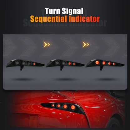 VLAND LED Tail Lights for Toyota GR Supra (A90/A91) 2019–Present