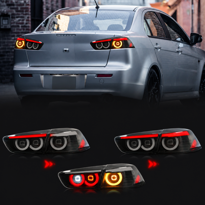 VLAND LED Tail Lights for Mitsubishi Lancer / EVO X 2008–2017 V3