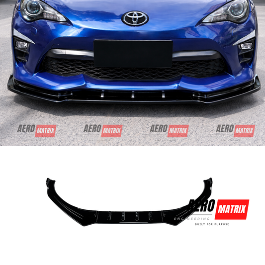Toyota GT86 2017–2020 AME Front Lip (Gloss Black)