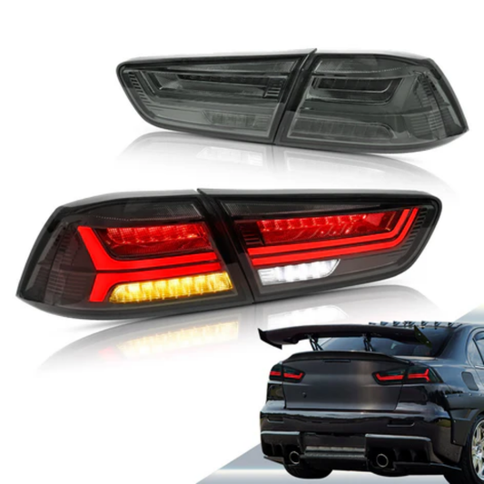 VLAND LED Tail Lights for Mitsubishi Lancer / EVO X 2008–2017 with Sequential Indicators V1