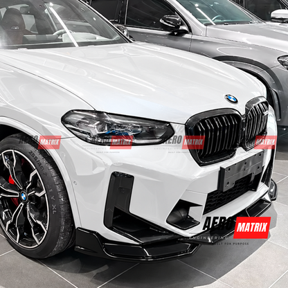 BMW X3M X4M F97/F98 LCI 2022+ Front Lip (Gloss Black)